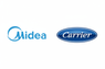 Midea and Carrier Combined Logo